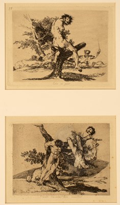 Lot 449 - After Francesco Goya/a pair framed as...