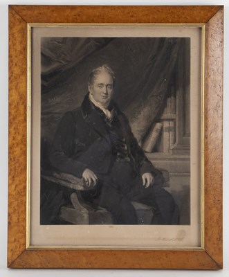 Lot 462 - G R Ward after Frederick R Say/Portrait of...