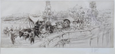 Lot 467 - William Walcot (British 1874-1943)/Segovia...