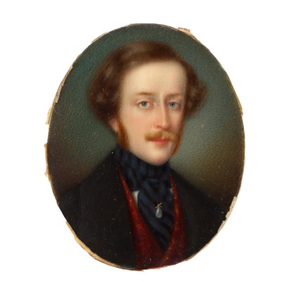 Lot 478 - 19th Century English School/Portrait Miniature...