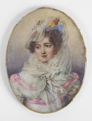 Lot 481 - 19th Century English School/Portrait Miniature...