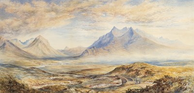 Lot 490 - J Gordon/Glen Sligachan, Isle of Skye/signed,...