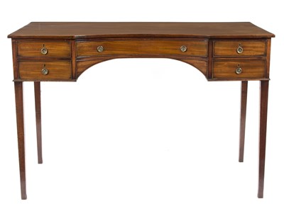 Lot 602 - A 19th Century mahogany side table, the...