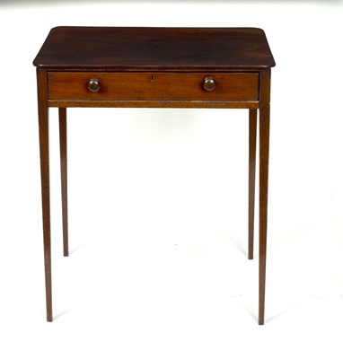 Lot 629 - A Regency side table fitted a frieze drawer,...