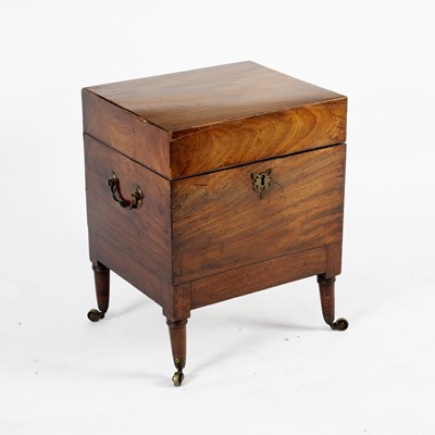 Lot 649 - An early 19th Century mahogany wine cooler on...