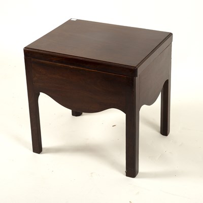 Lot 683 - An 18th Century mahogany commode, adapted,...