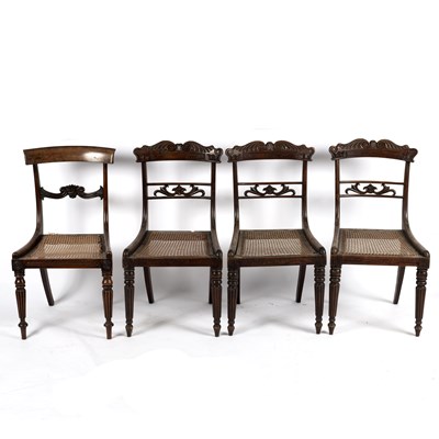 Lot 716 - A set of four early Victorian simulated...