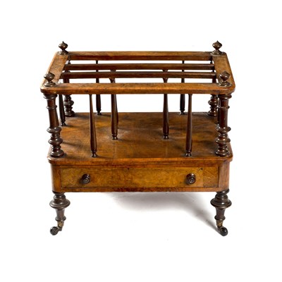 Lot 752 - A Victorian walnut and boxwood strung...