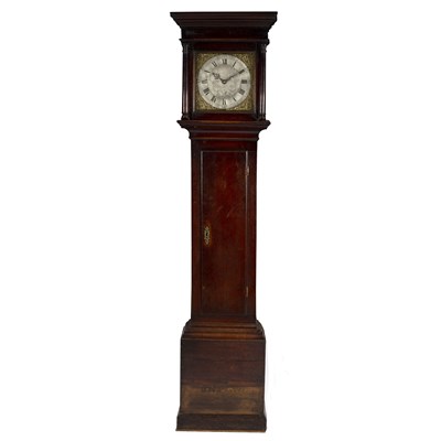 Lot 840 - A George III oak thirty-hour longcase clock,...