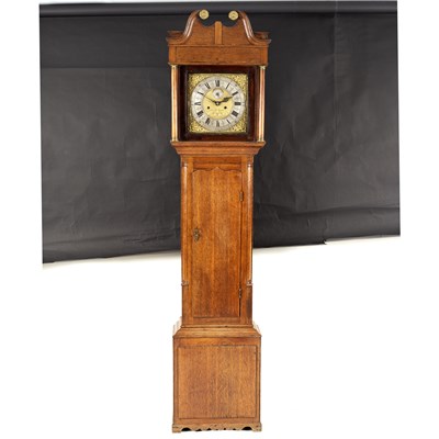 Lot 847 - An oak eight-day longcase clock, Samuel...