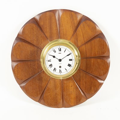 Lot 848 - A Sestrel wall clock, the dial with Roman...