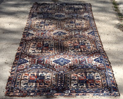 Lot 878 - A Hamadan runner with all over geometric...