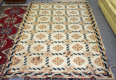 Lot 893 - A European needlepoint rug, early 20th Century,...