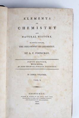 Lot 920 - Fourcroy, A. F. Elements of Chemistry and...