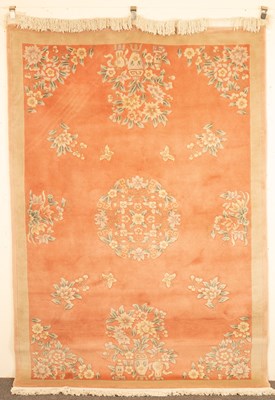 Lot 450 - A small Chinese superwash carpet