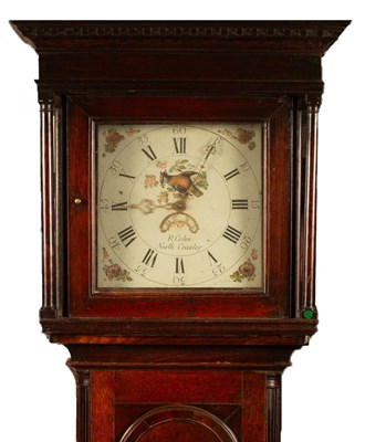 Lot 493 - A thirty-hour oak longcase clock