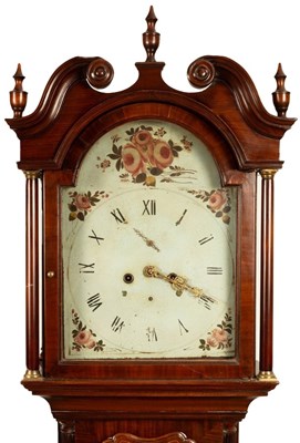 Lot 495 - An eight-day mahogany longcase clock