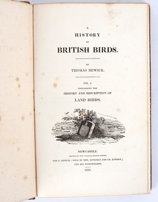 Lot 102 - Bewick (Thomas) British Birds, two volumes,...