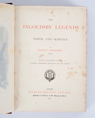 Lot 107 - Barham (Rev. R H) The Ingoldsby Legends, 1877,...