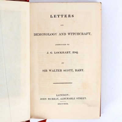 Lot 115 - Scott (Sir W) Letters on Witchcraft, 1830,...