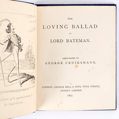 Lot 116 - Thackeray (W M) The loving ballad of Lord...