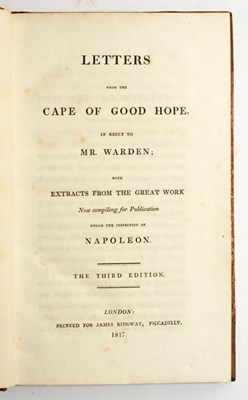 Lot 137 - Letters from the Cape of Good Hope in reply to...