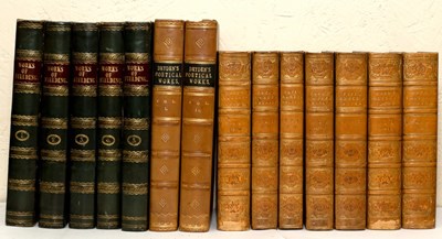 Lot 146 - Homer Works of, 7 vols, full calf, Fielding...