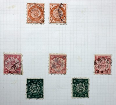 Lot 165 - China: selection arranged on album leaves with...