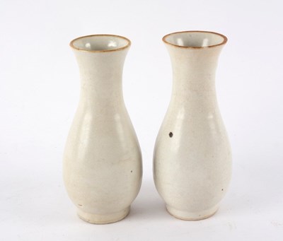 Lot 283 - Two near matching Longquan celadon glaze bowls,...