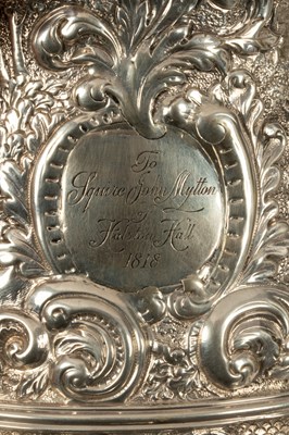 Lot 550 - Hunting Interest: A George III silver tankard