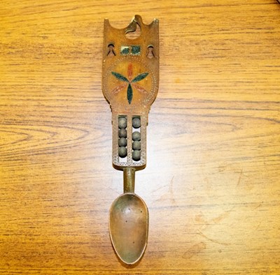 Lot 701 - A late 17th Century Welsh love spoon, the...