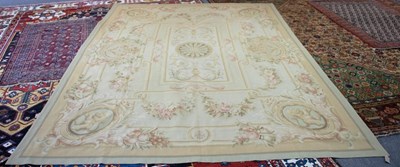 Lot 781 - A modern Aubusson carpet, 369cm x 265cm