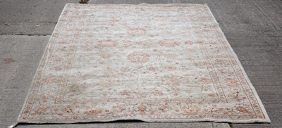 Lot 785 - A Persian rug of Ziegler design, decorated...