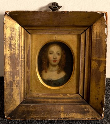 Lot 801 - 17th Century English School/Portrait Miniature...