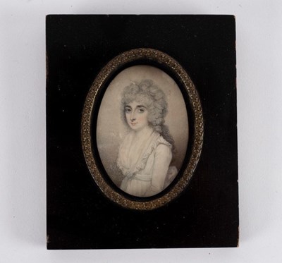 Lot 805 - Late 18th Century English School/Portrait...