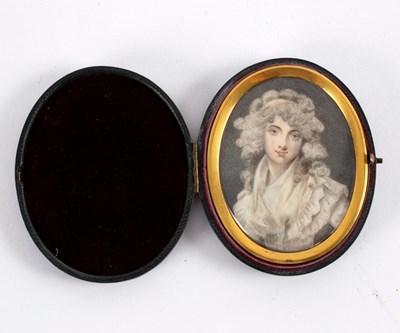 Lot 809 - Late 18th Century English School/Portrait...