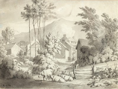 Lot 877 - Robert Hills (British 1769-1844)/Village...