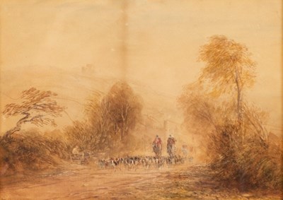 Lot 884 - David Cox (British 1783-1859)/Going to the...