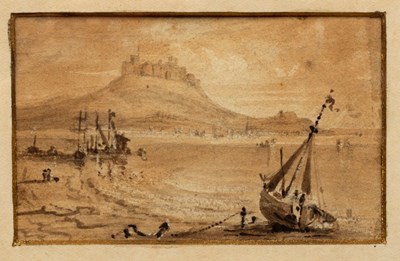 Lot 900 - 19th Century English School/Beached Fishing...