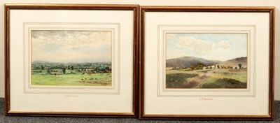 Lot 903 - L A Hamond/Rural Landscape/a pair/watercolour,...