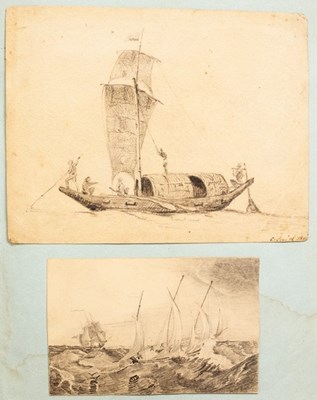 Lot 905 - An album of early 19th Century watercolour,...