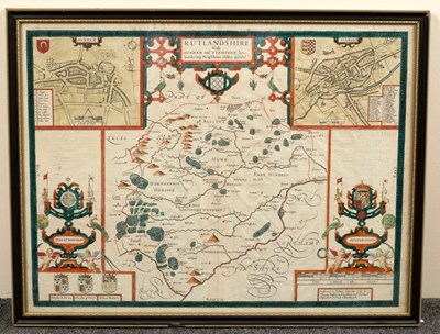 Lot 939 - John Speed (British 1552-1629)/Rutlandshire...