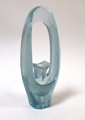 Lot 59 - Professor Jan Cerney, a sculptural glass...