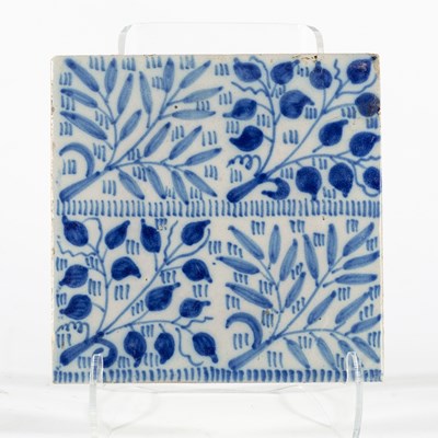 Lot 70 - William Morris, a 'Bough' design blue and...