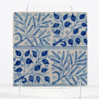 Lot 71 - William Morris, a 'Bough' design blue and...