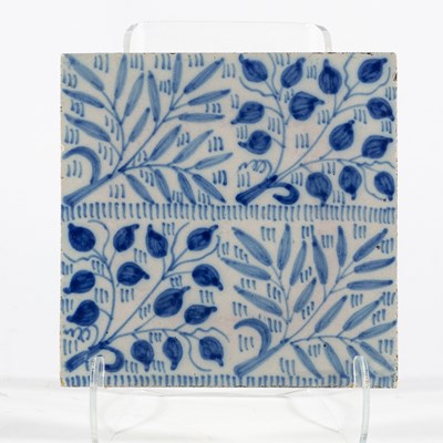 Lot 72 - William Morris, a 'Bough' design blue and...