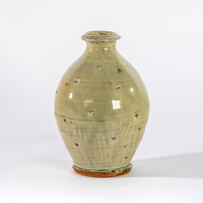 Lot 104 - Mike Dodd (British, born 1943), a celadon...