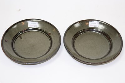 Lot 209 - William 'Bill' Marshall, a pair of stoneware...