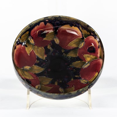 Lot 339 - Moorcroft, a pomegranate and grape pattern...