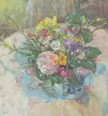 Lot 379 - Diana M Armfield RA (British born 1920)/Spring...